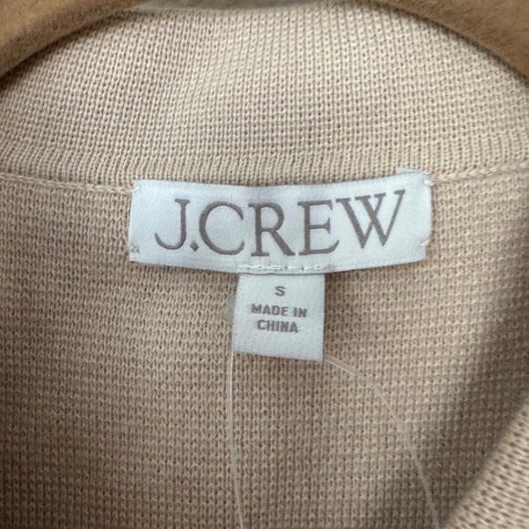 NWT J.Crew Short-sleeve pocket cardigan Sweater Toasted Cream S - Picture 4 of 7